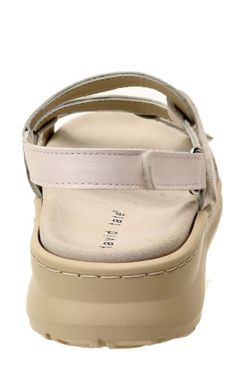 David Tate Femme Wedge Sandal In White