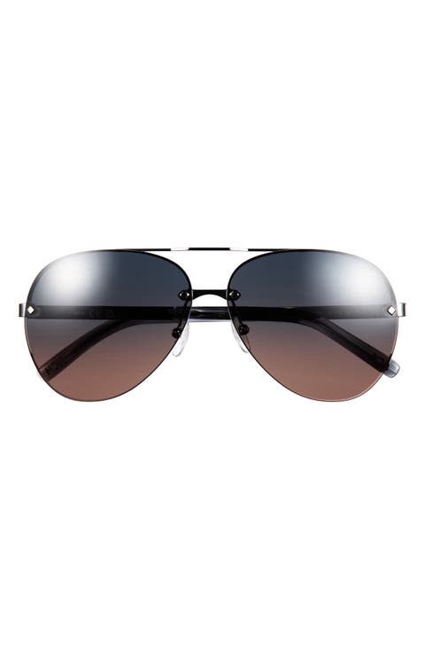 63mm Pilot Sunglasses