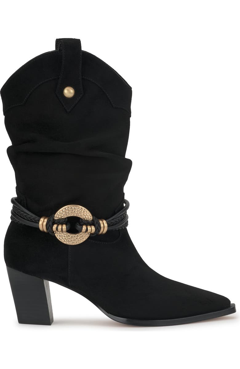 Jessica Simpson Hanie Western Boot, Alternate, color, Black