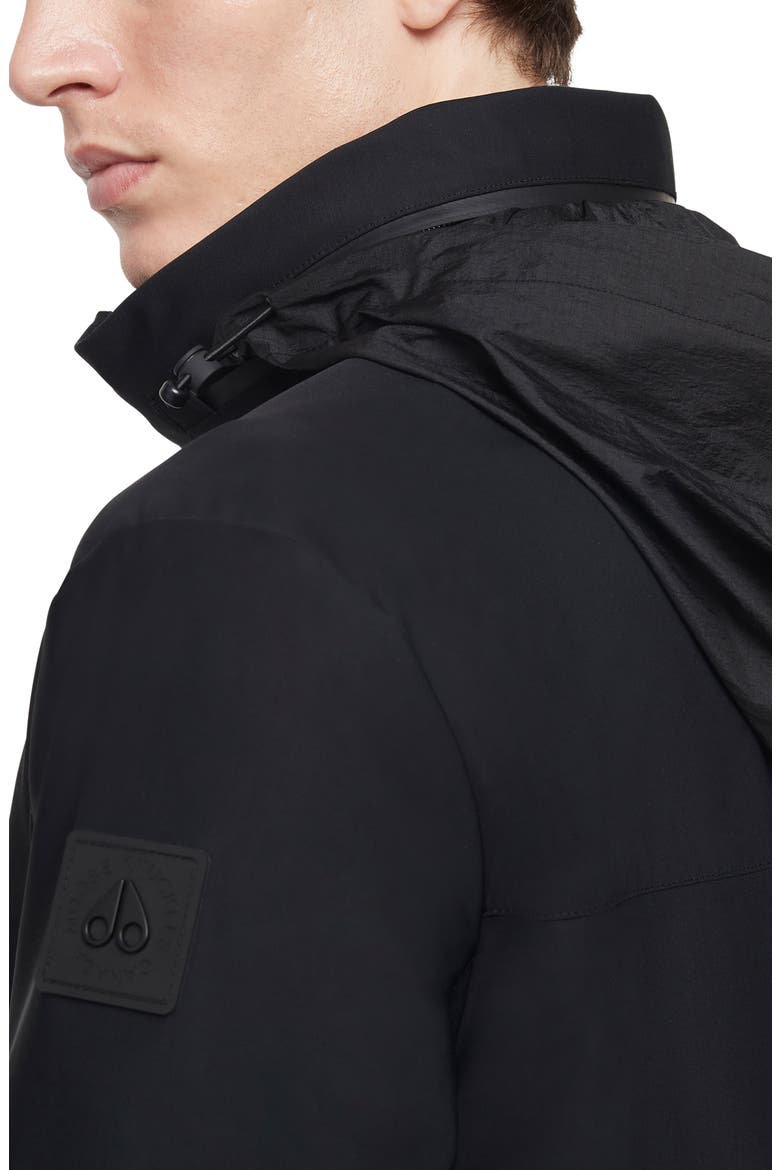 Peyton Hooded Jacket, Alternate, color, BLACK