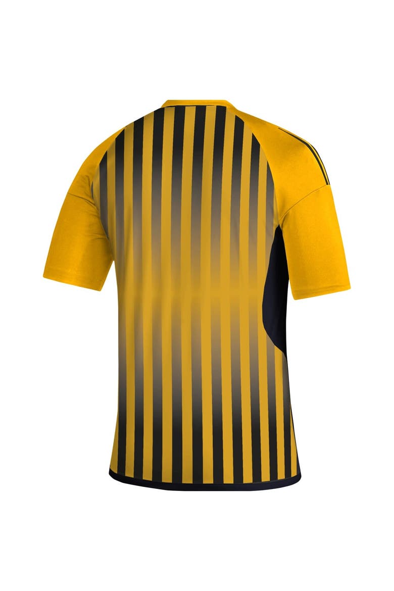 Men's adidas Gold Boston Bruins AEROREADY Raglan Soccer Top, Alternate, color, Gold