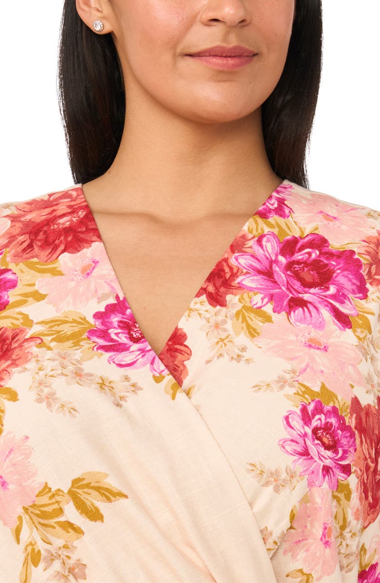 Halogen<sup>®</sup> Cutout Tie Back Maxi Dress, Alternate, color, Buttercream