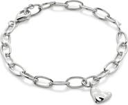 Monica Vinader Heart Charm Bracelet