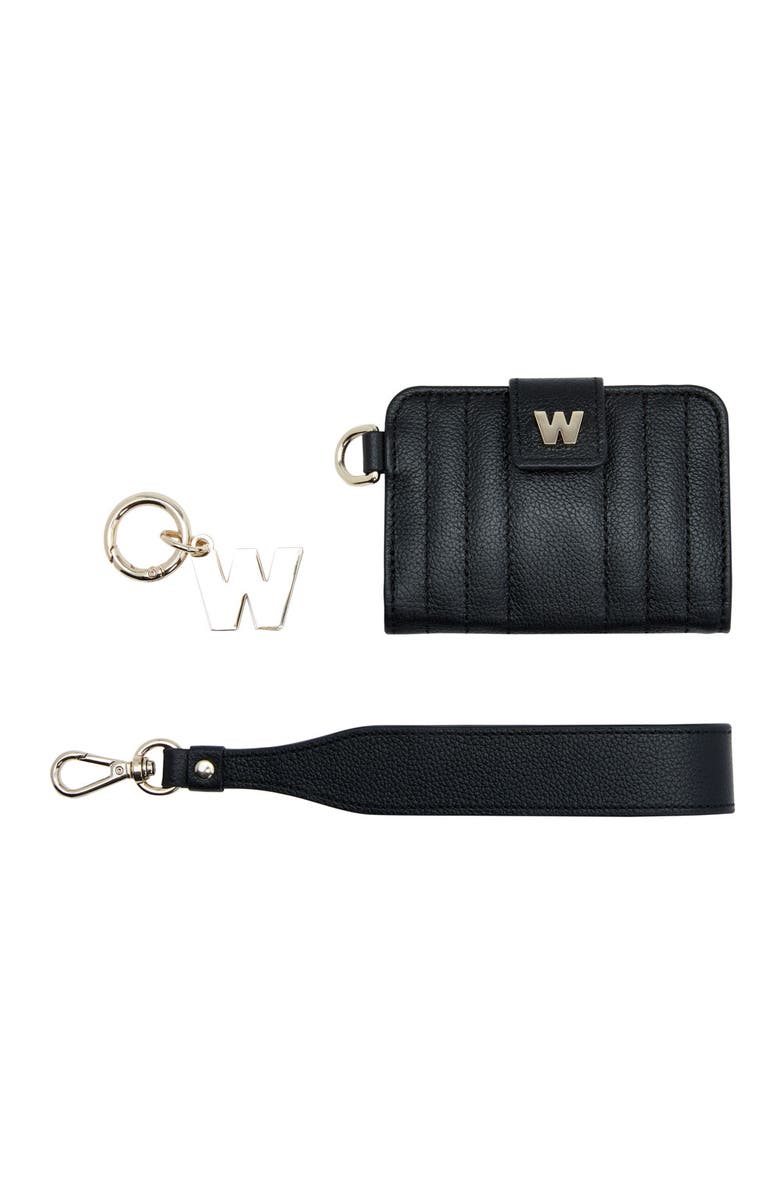 WOLF Mimi Credit Card Holder with Wristlet, Alternate, color, Black