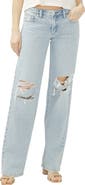 Silver Jeans Co. Loose & Low Baggy Fit Jeans