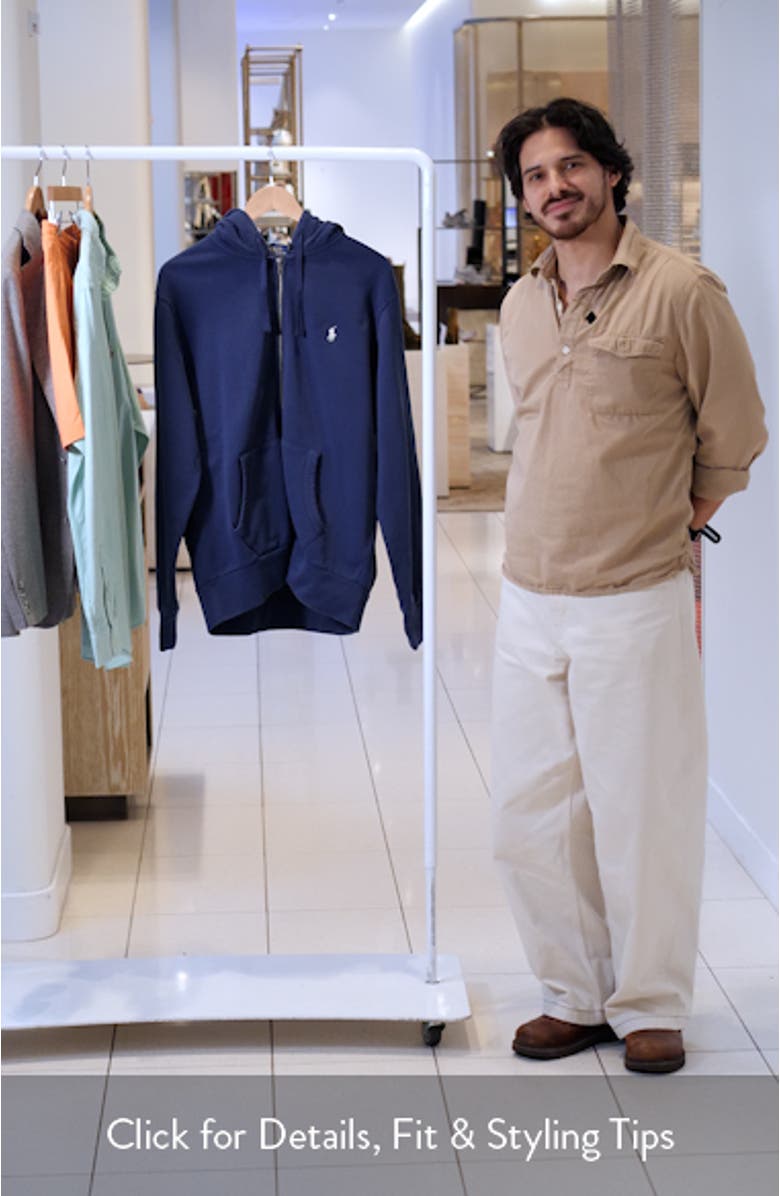 Cotton French Terry Zip Hoodie, sales video thumbnail