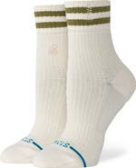 Stance Waffles & Butter Cotton Blend Quarter Crew Socks