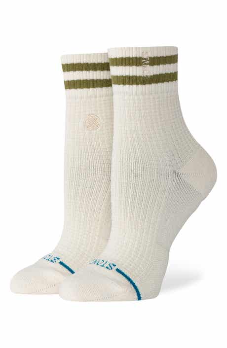 Stance Waffles & Butter Cotton Blend Quarter Crew Socks