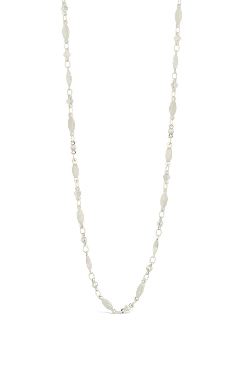 Kenya Chain Link Necklace, Main, color, SILVER