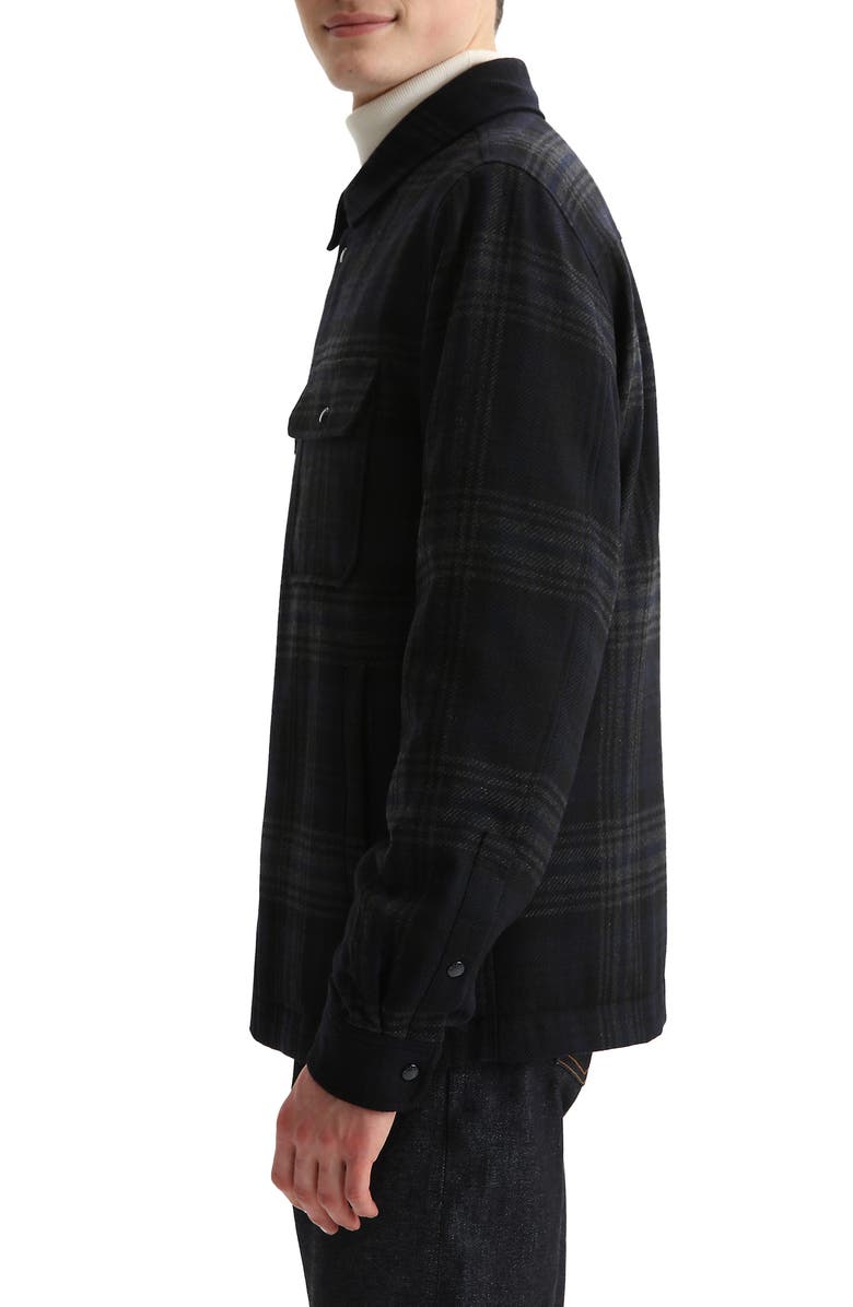 Woolrich Quilted Down Check Overshirt, Alternate, color, 