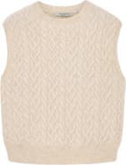 AllSaints Sirius Cable Alpaca Blend Sweater Vest