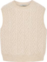 AllSaints Sirius Cable Alpaca Blend Sweater Vest