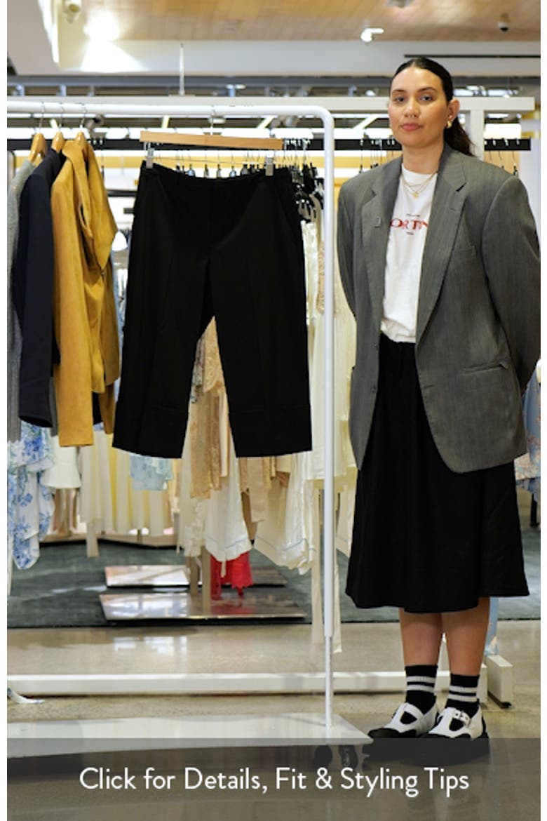 Cuffed Hem Crop Pants video