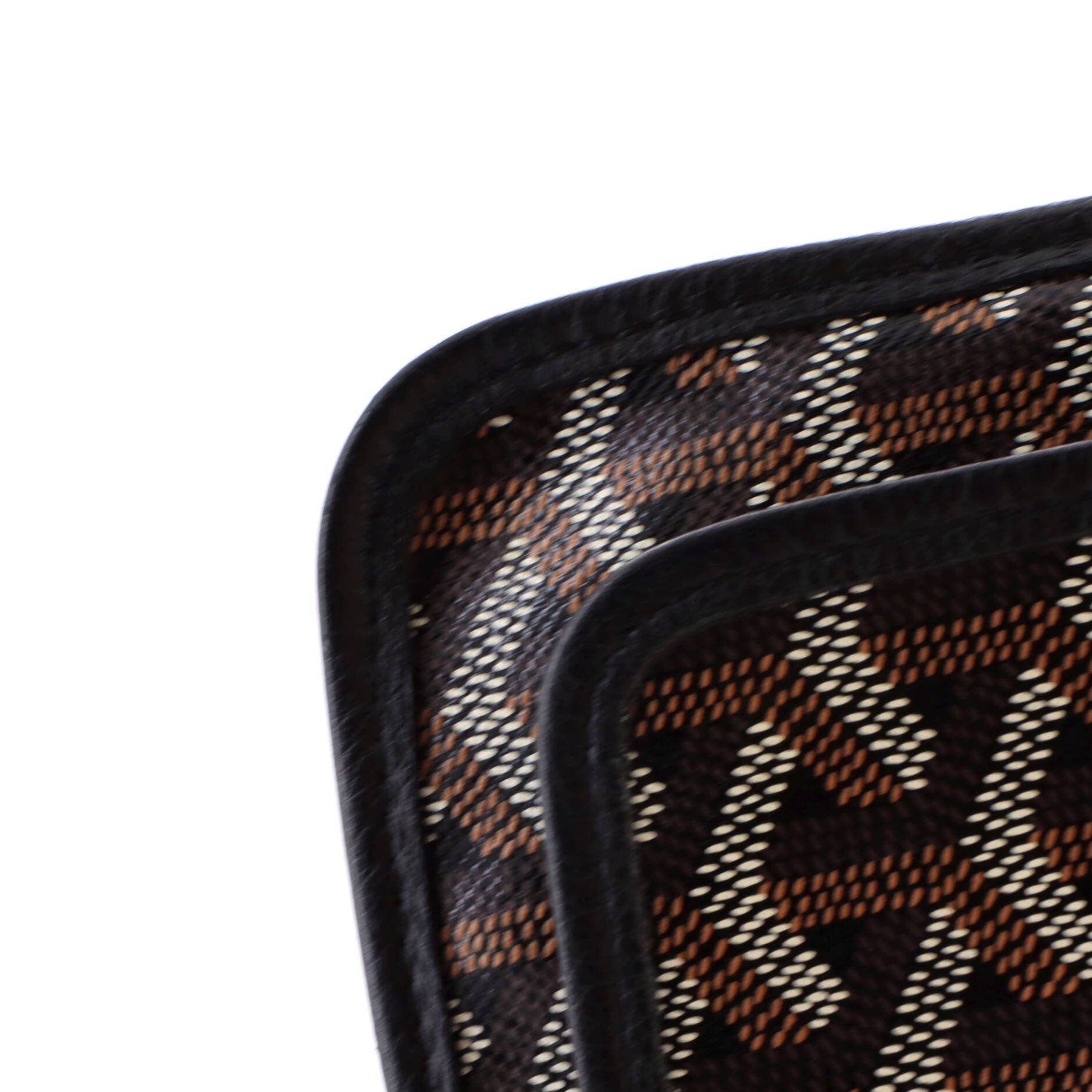 Plumet Clutch Wallet Coated Canvas, Alternate, color, Black