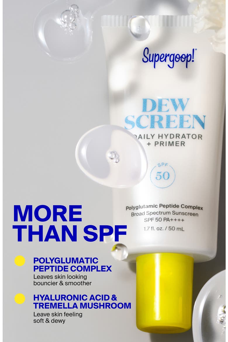 Dewscreen Hydrating Primer SPF 50, Alternate, color, NO COLOR