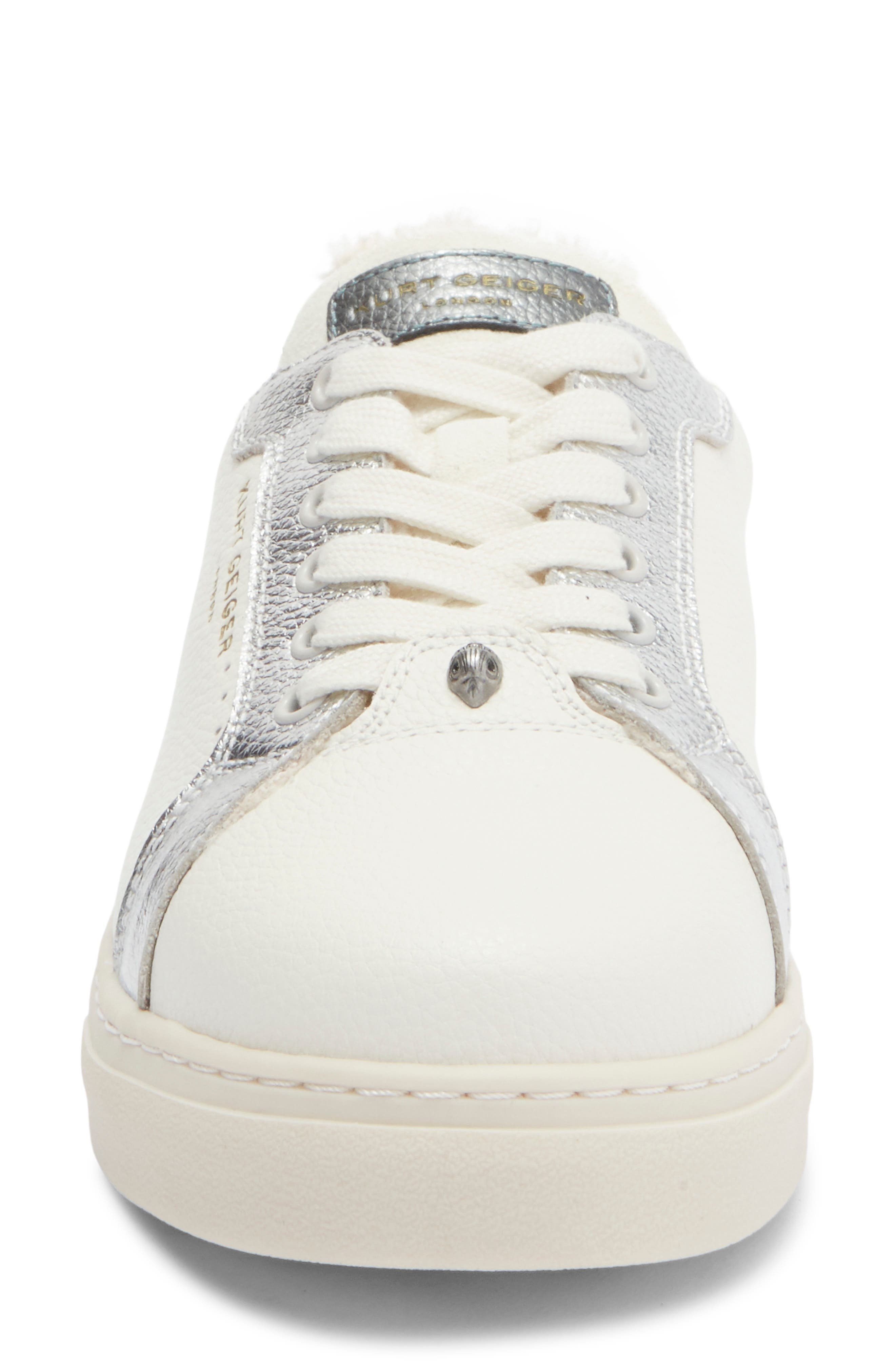 Kurt Geiger London Kensington Mule Sneaker, Alternate, color, Silver/White