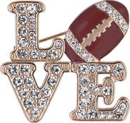 Hallmark Game Day Stone Love Football Pin