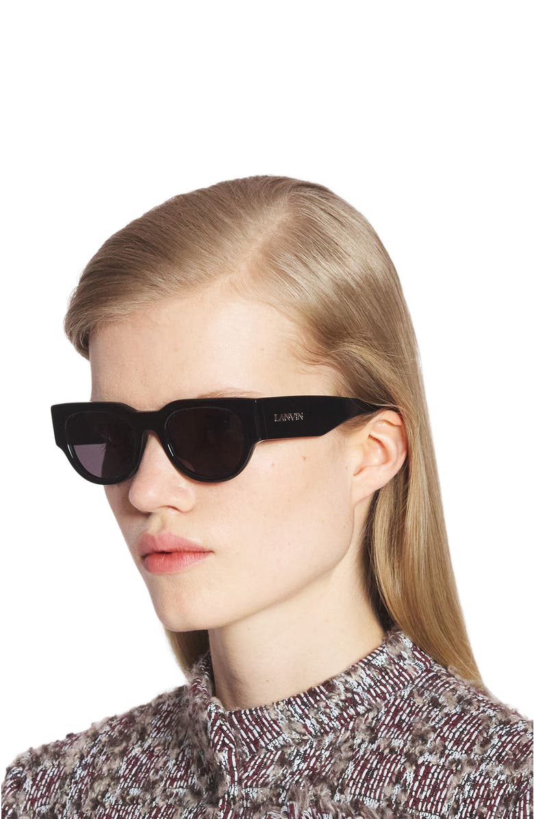 Lanvin Signature Sunglasses, Alternate, color, 