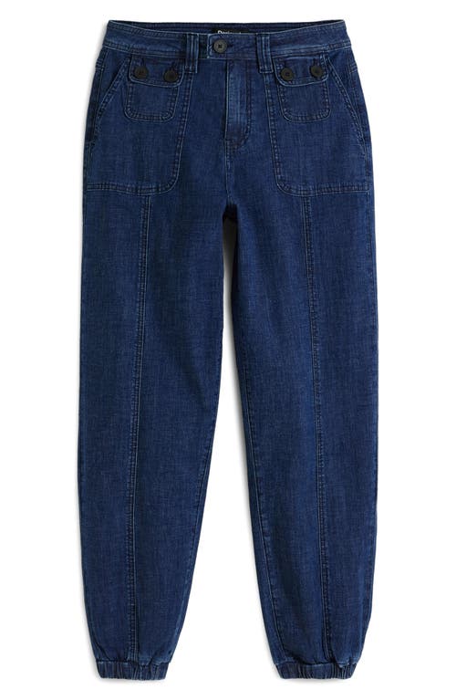 Desigual Denim Joggers In Blue