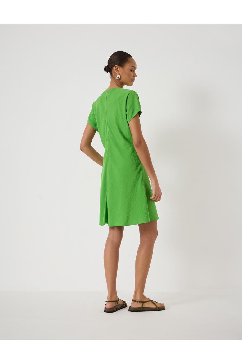 Grace Air Flow V-Neck Mini Dress, Alternate, color, Lime Green