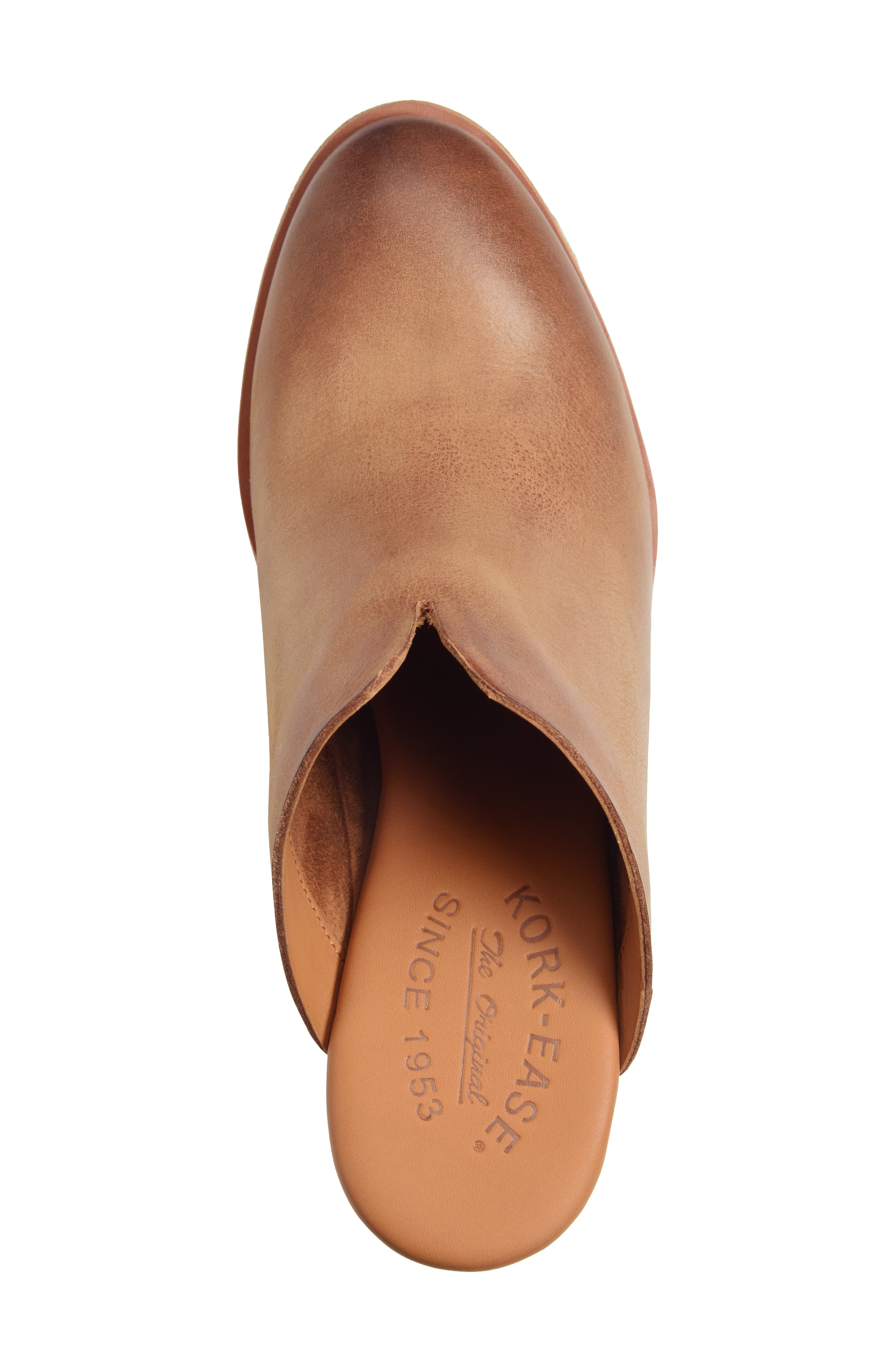 Lanka Wedge Mule, Alternate, color, BROWN LEATHER