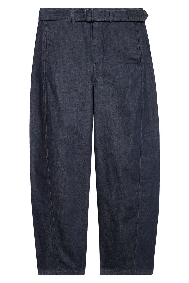 Twisted Belted Jeans, Alternate, color, DENIM INDIGO