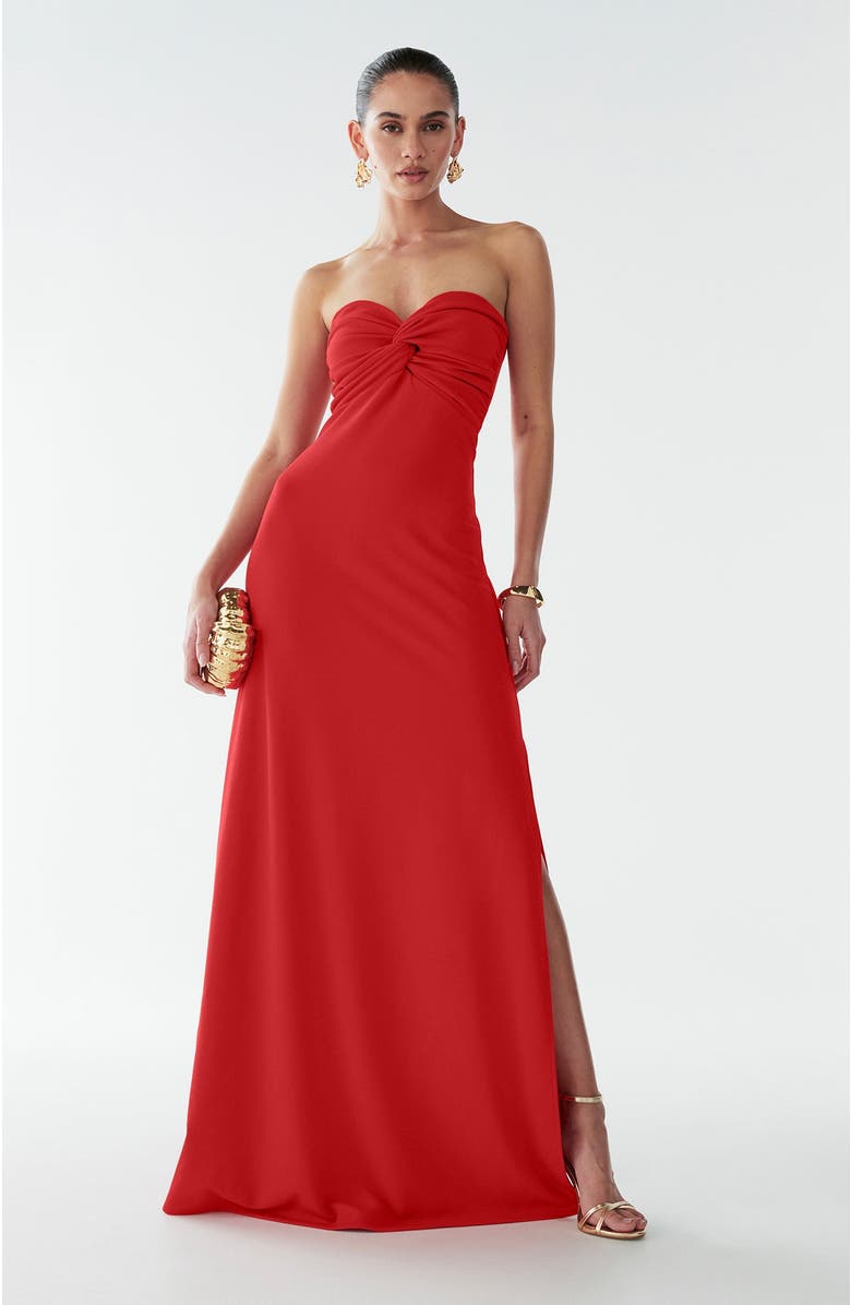 BWLDR Chase Maxi Dress, Main, color, Red
