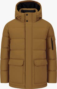 Quartz Co. ALEXANDER | Hooded Recycled Down Winter Jacket