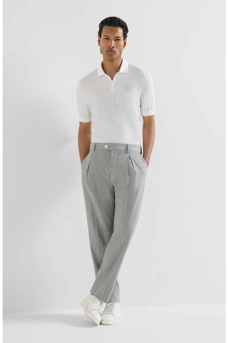 Trousers with tee holder, Alternate, color, Pearl