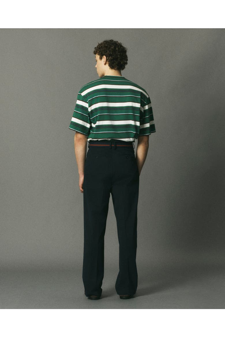 le PÈRE Green Striped Tommy Tee, Alternate, color, Green/Ecru Stripe