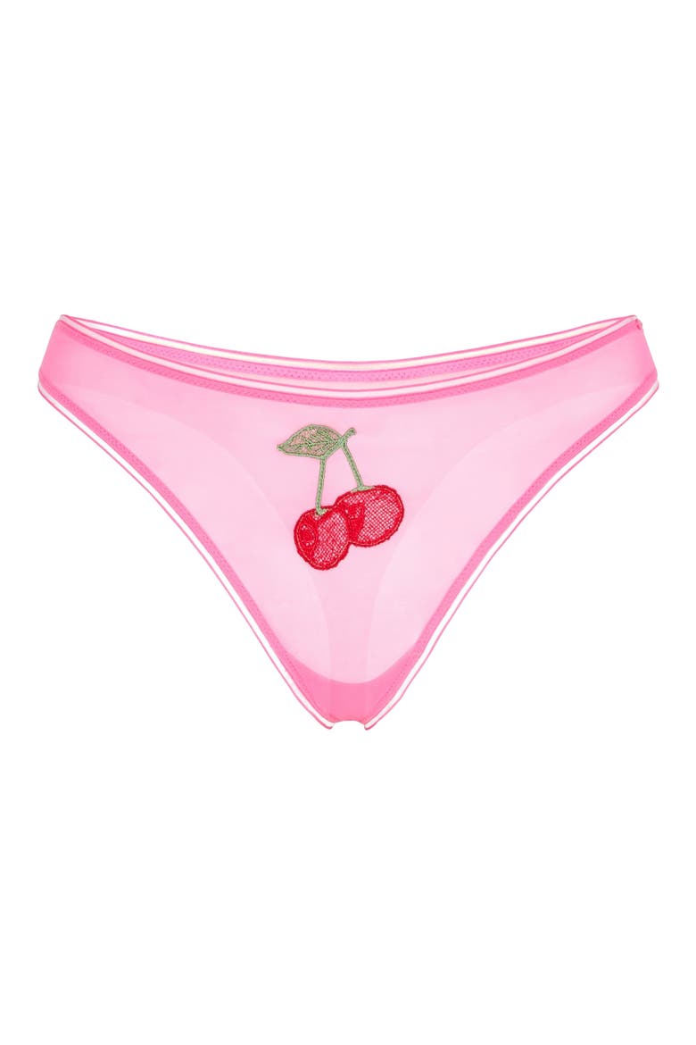 Cherry Nouveau Thong, Alternate, color, PINK RASCAL