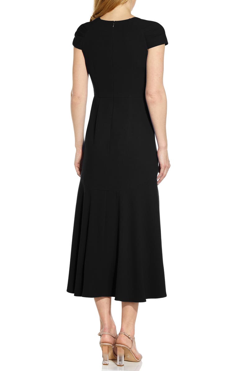 Adrianna Papell Divine Crepe Midi Cocktail Dress, Alternate, color, 