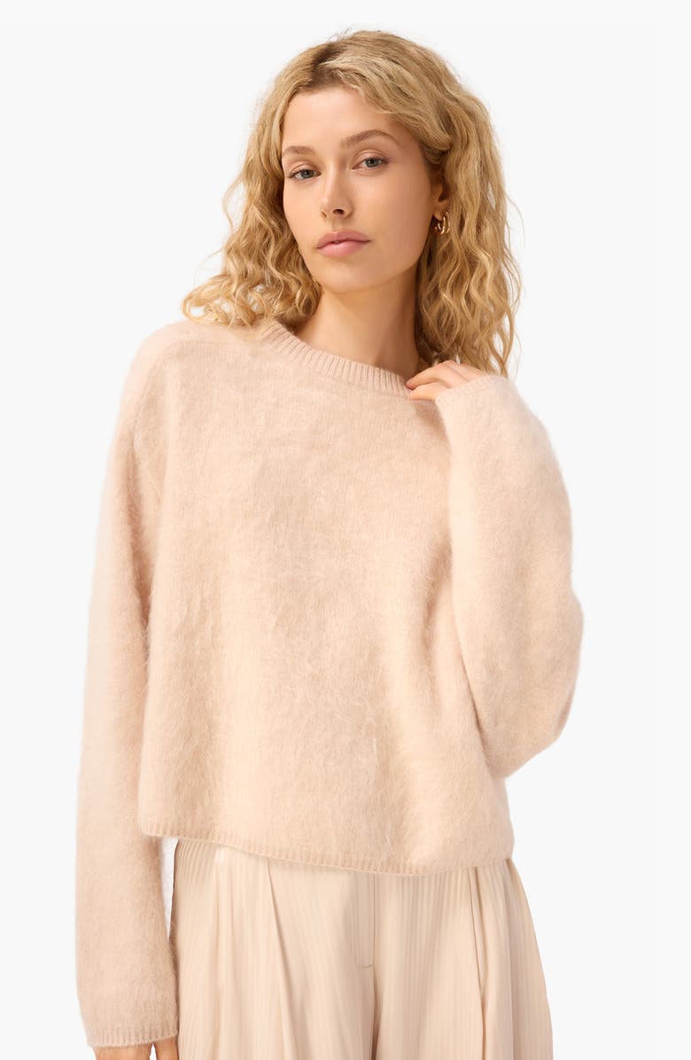 CAMI NYC Niall Cashmere Sweater, Alternate, color, Oat