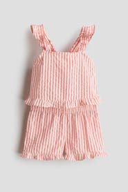H&M 2-piece Frill-trimmed Cotton Set