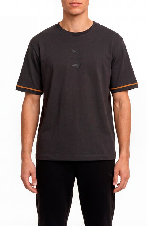 Relaxed Fit Embroidered McLaren Logo T-Shirt
