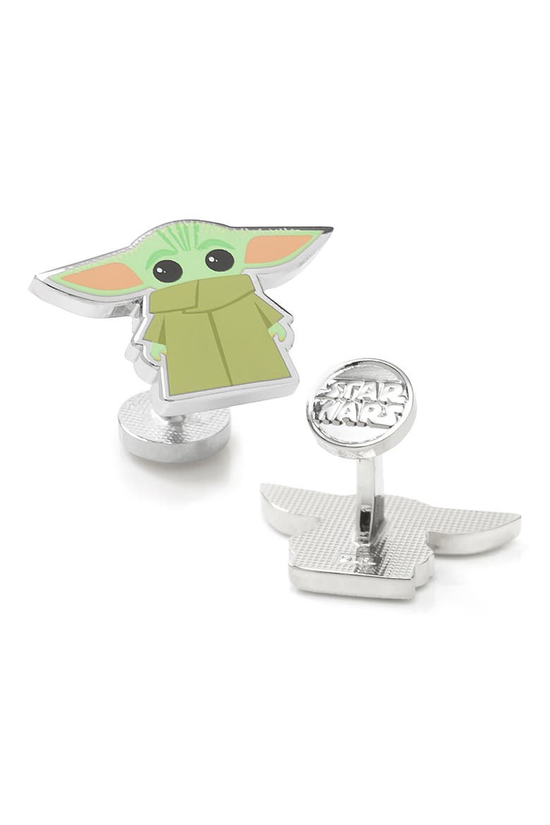 The Child Cuff Links, Alternate, color, GREEN