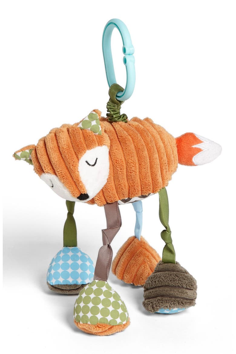 'Fox' Stroller Toy, Main, color, BROWN MULTI
