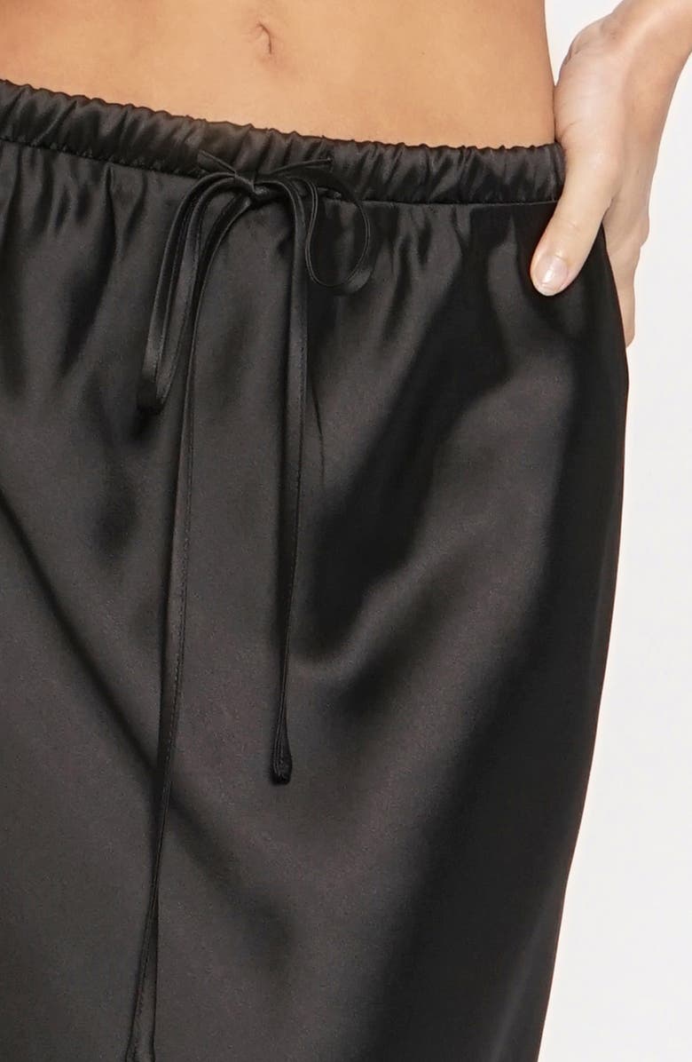 Know One Cares Satin Mias Maxi Skirt, Alternate, color,