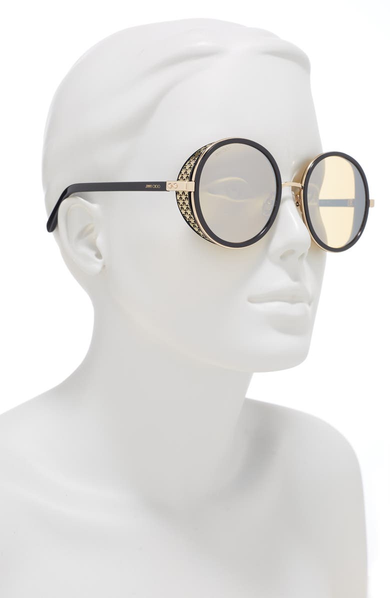 Jimmy Choo Andiens 54mm Round Sunglasses, Alternate, color,