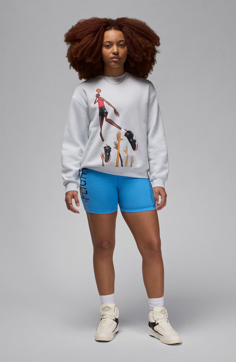Jordan x Darien Birks Artist Series Crewneck Sweatshirt, Alternate, color, 