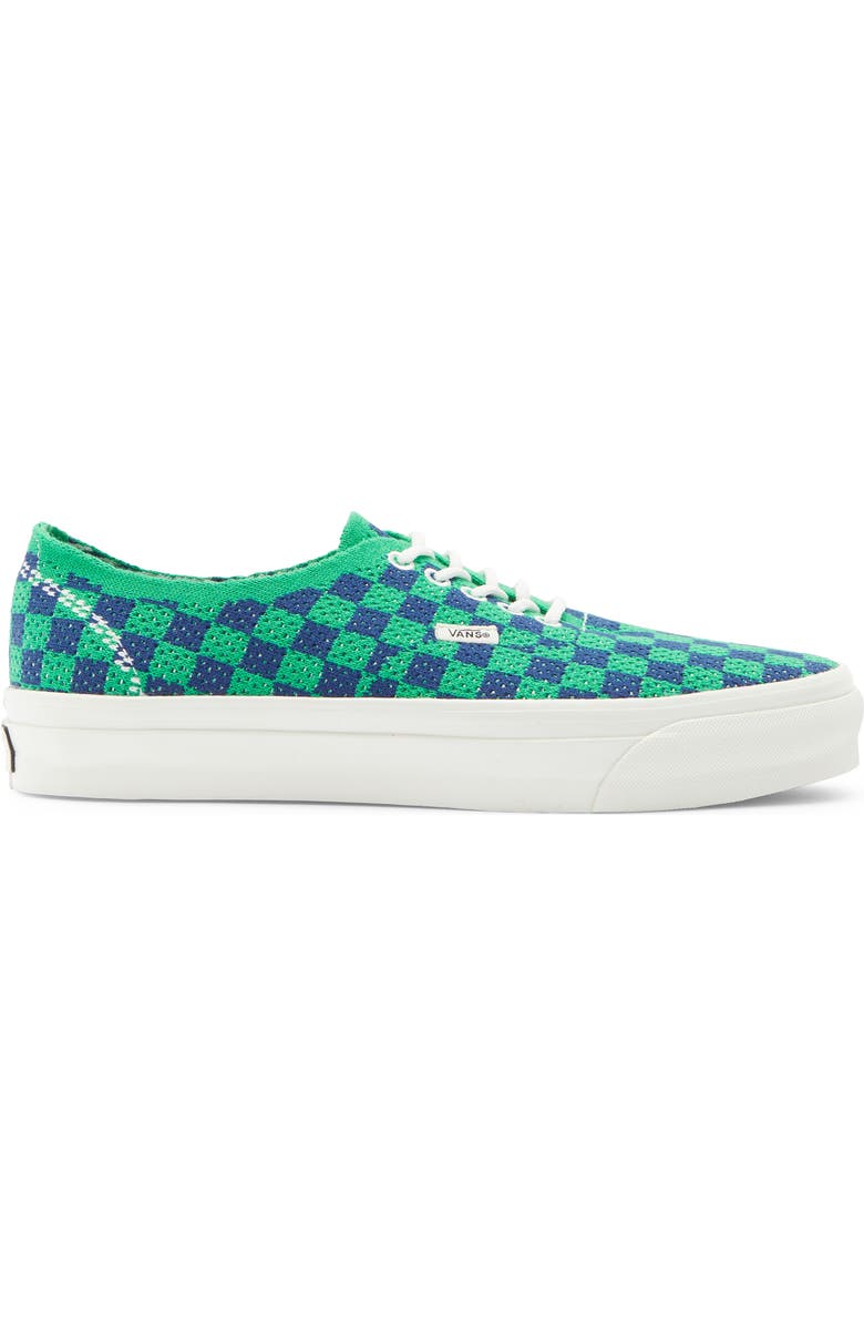Vans Authentic 44 EK Sneaker, Alternate, color, Punk Check Green/Navy