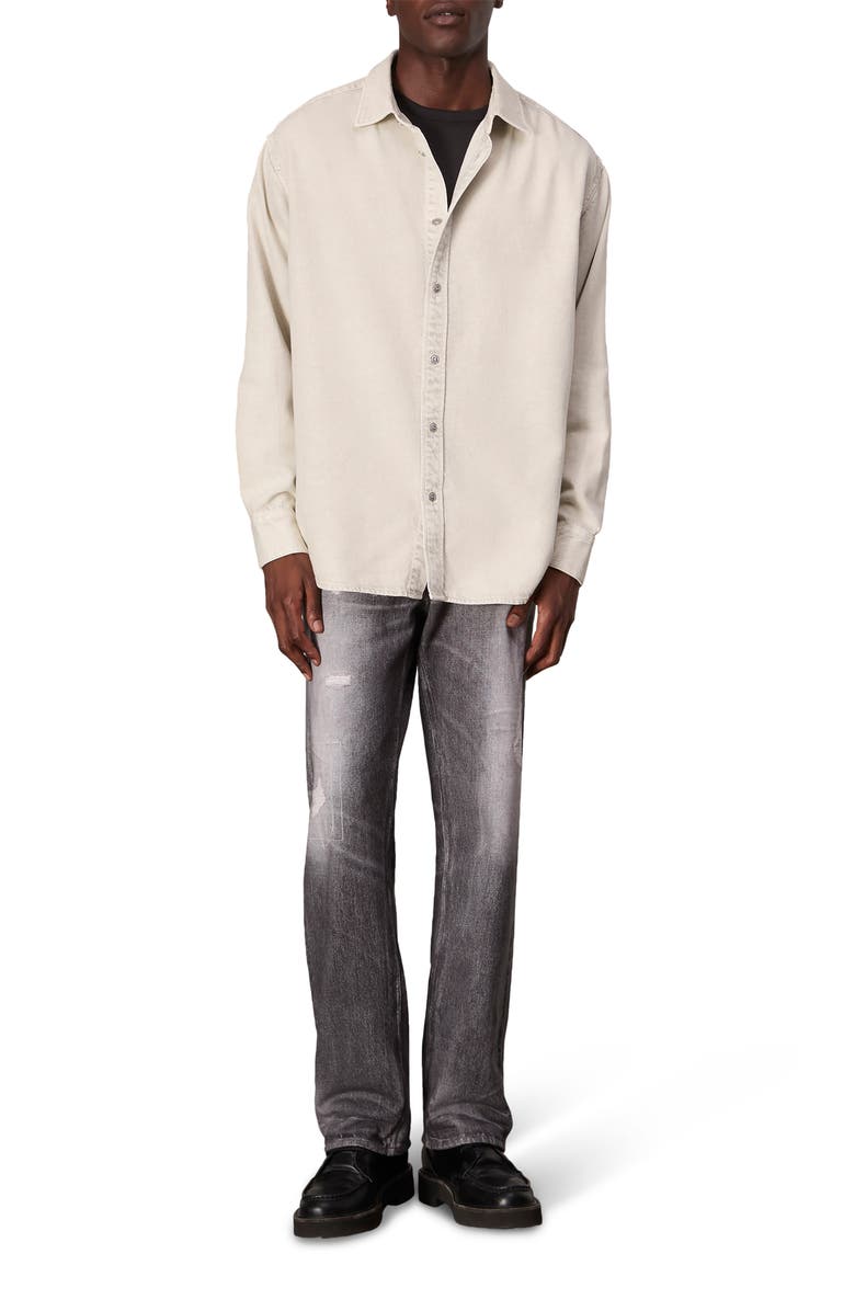 rag & bone Matthew Denim Button-Up Shirt, Alternate, color, 