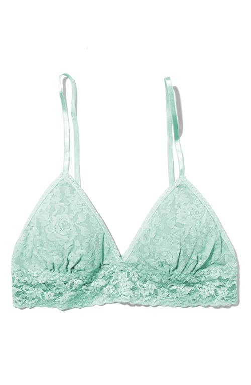 Hanky Panky Signature Lace Padded Triangle Bralette In Pistachio