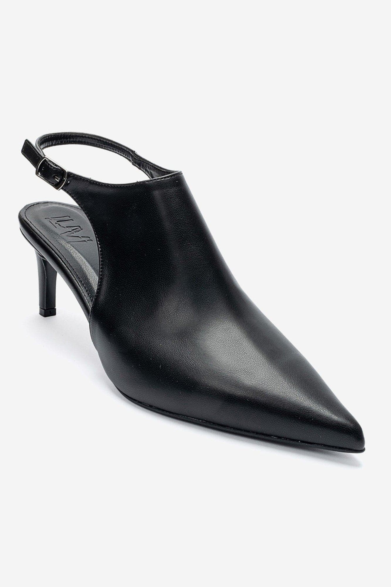 Vosalie Slingback Stiletto Pump, Alternate, color, Black