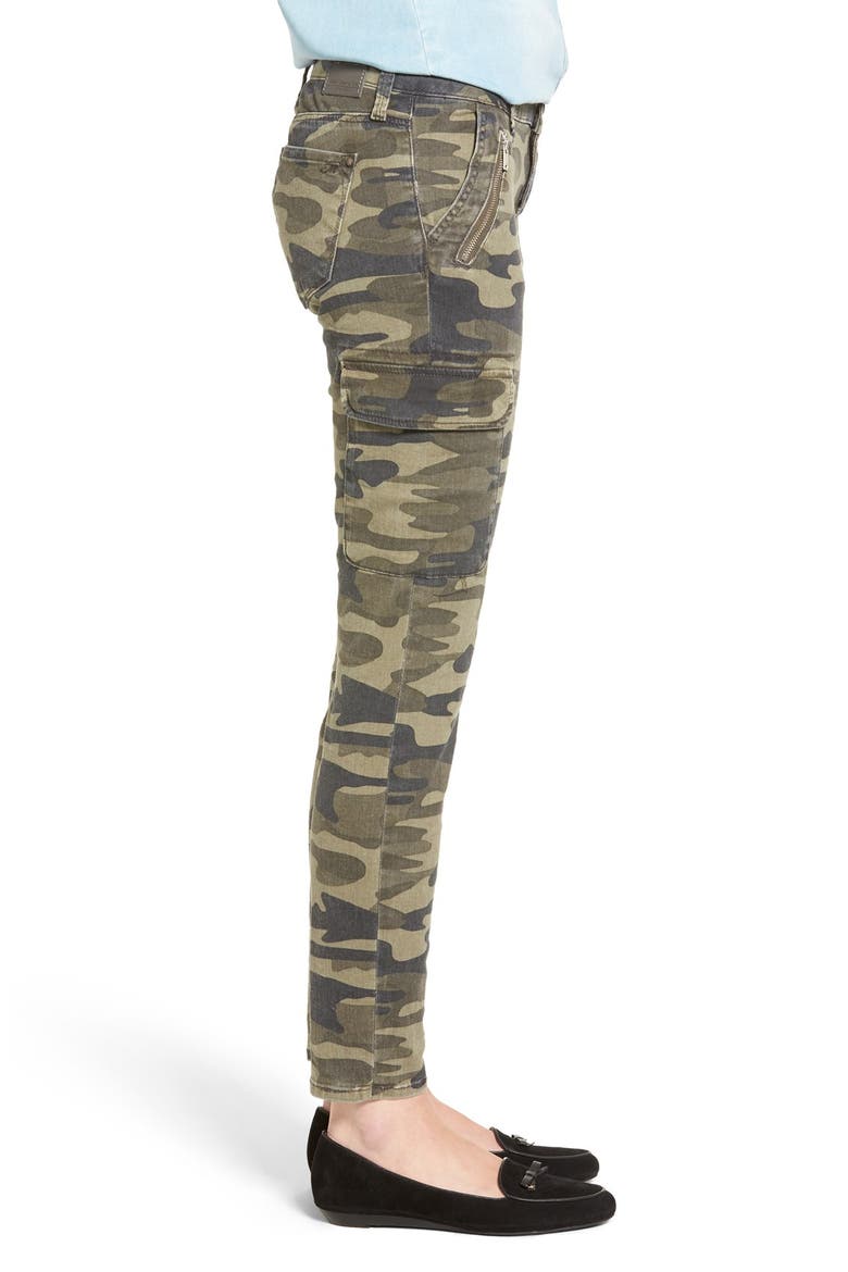 Juliette Camo Print Military Cargo Pants, Alternate, color, MILITARY CAMOUFLAGE