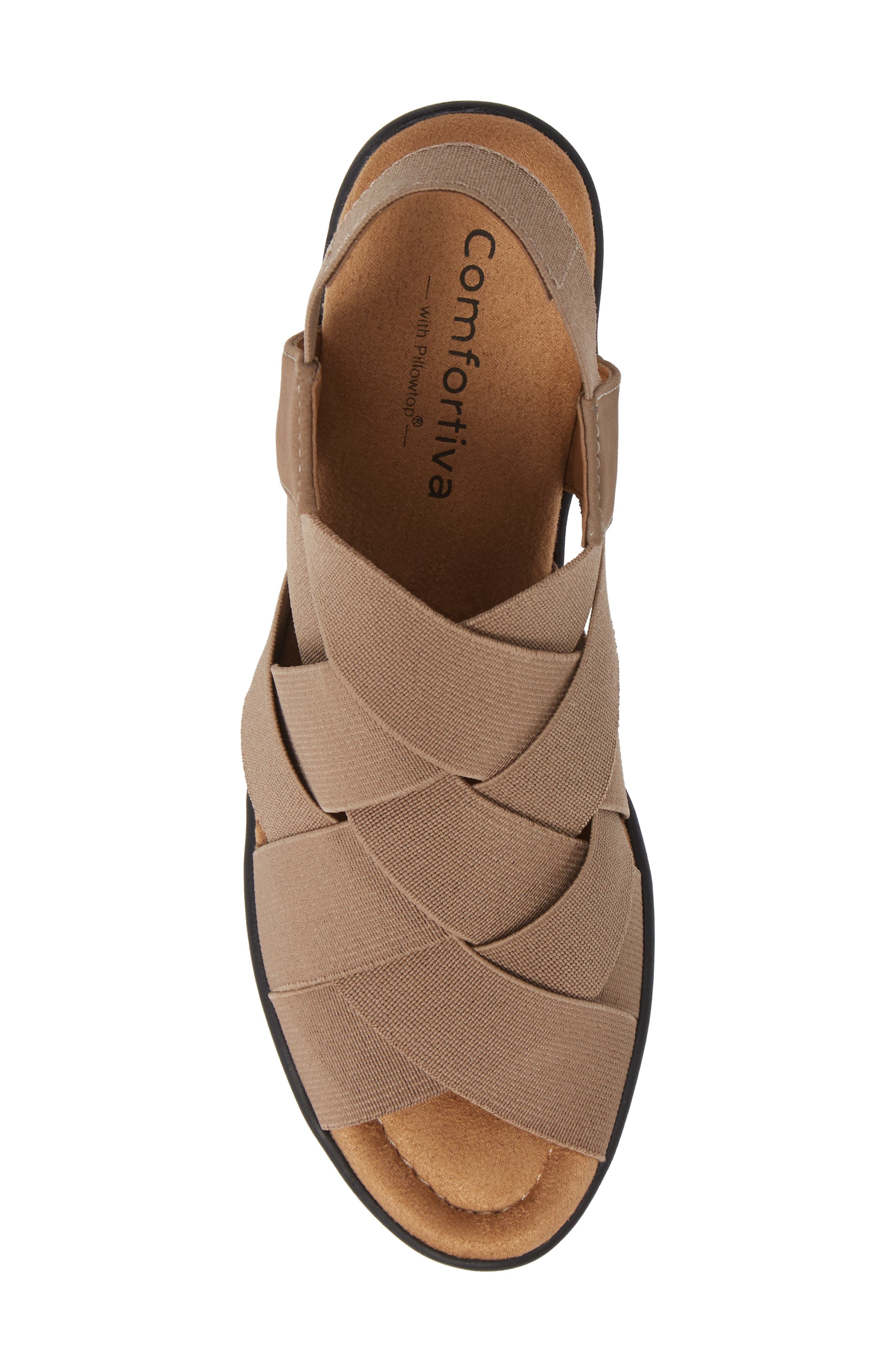 Farrow Woven Slingback Sandal, Alternate, color, TAUPE NUBUCK LEATHER