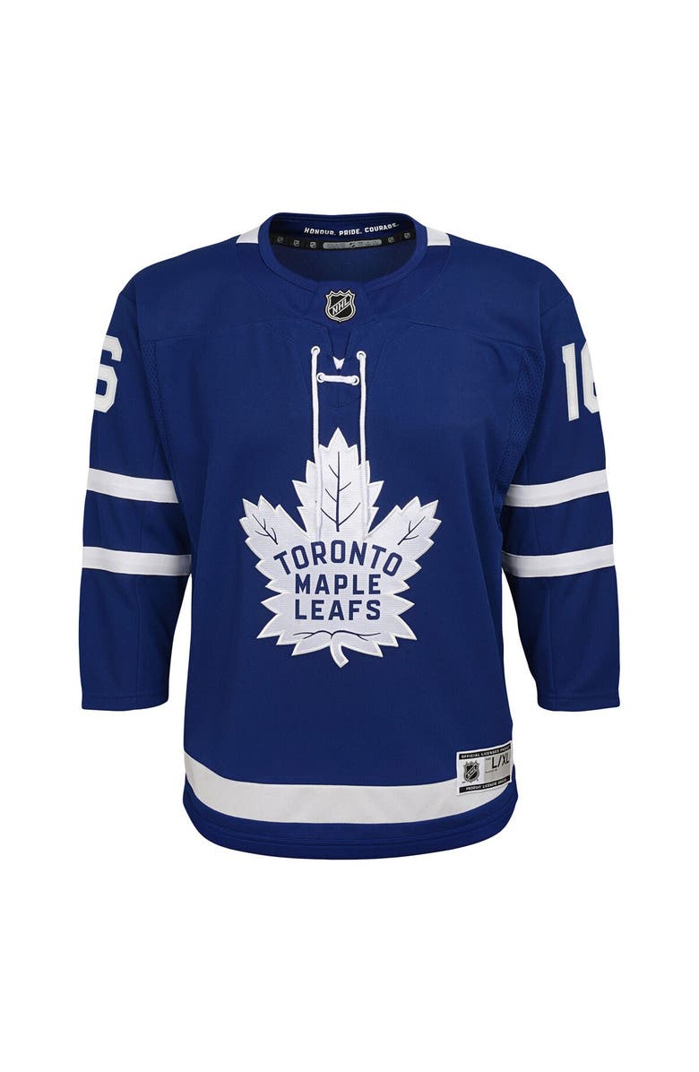 Outerstuff Youth Mitchell Marner Blue Toronto Maple Leafs Home Premier Player Jersey, Alternate, color, 