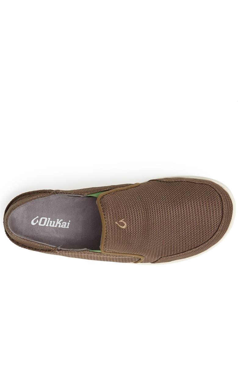 OluKai Nohea Mesh Slip-On, Alternate, color, Mustang/Lime Peel