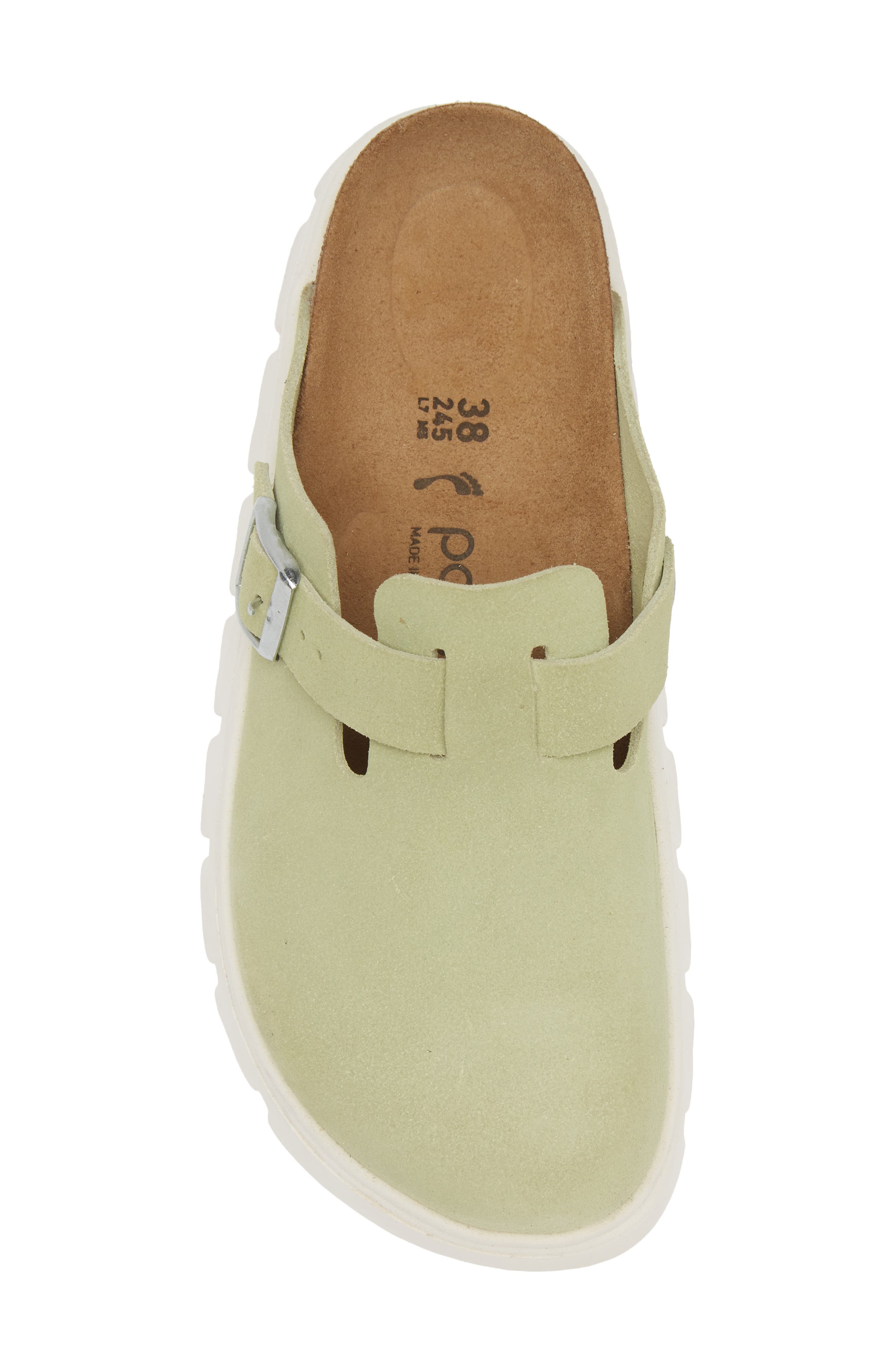 Birkenstock Papillio by Birkenstock Boston Chunky Platform Clog, Alternate, color, Green