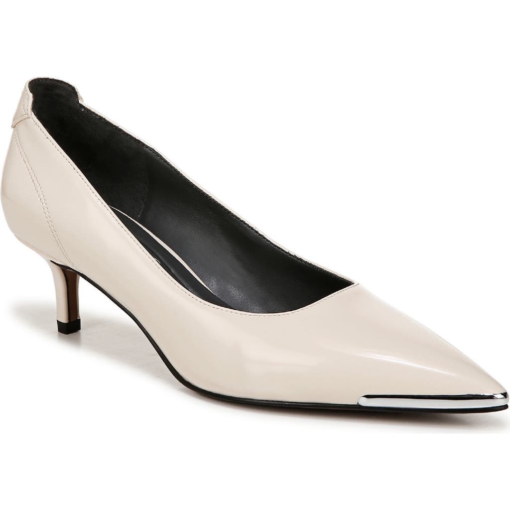 Franco Sarto Kalsa Pointed Toe Dress Pumps In White